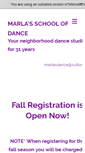Mobile Screenshot of marlasschoolofdance.com